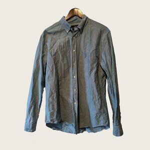 PORTUGUESE FLANNEL - Green cotton shirt - Sz XL